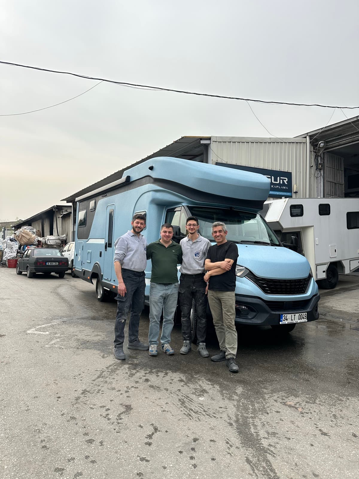 Karavan kaplama çalışması 13